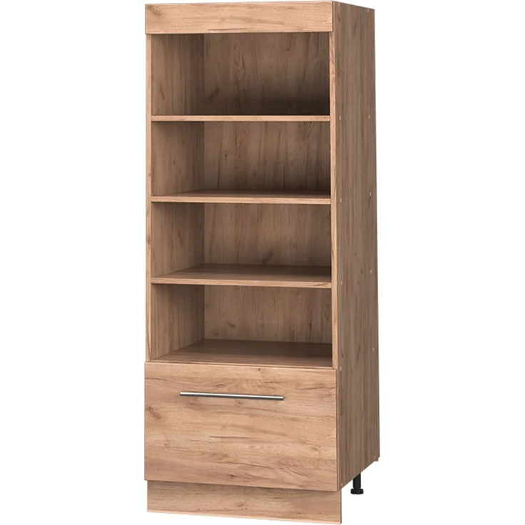 Küchenregal Fame-Line Goldkraft Eiche/Goldkraft Eiche 60 cm Vicco – Bild 1