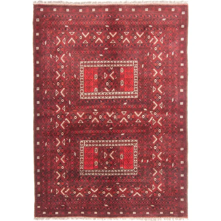 Turkaman Teppich - 236 x 162 cm - rot