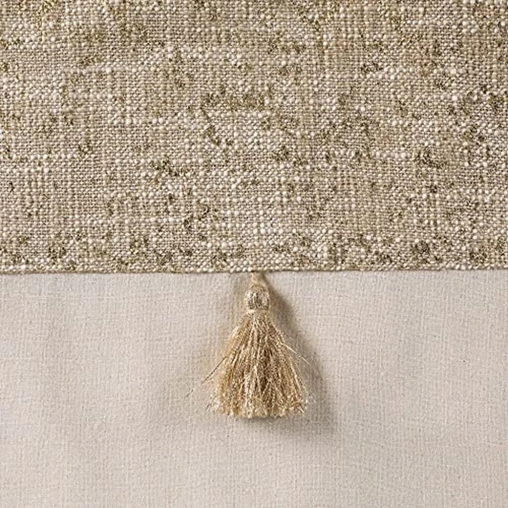 U10 Gardine mit Öesen SULTAN, Beige, 140x240 cm – Bild 4