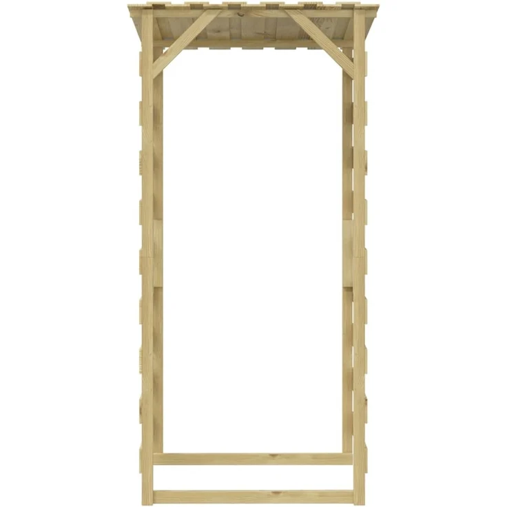 vidaXL Pergola mit Dach 100x90x200 cm Imprägniertes Kiefernholz 318380 – Bild 5