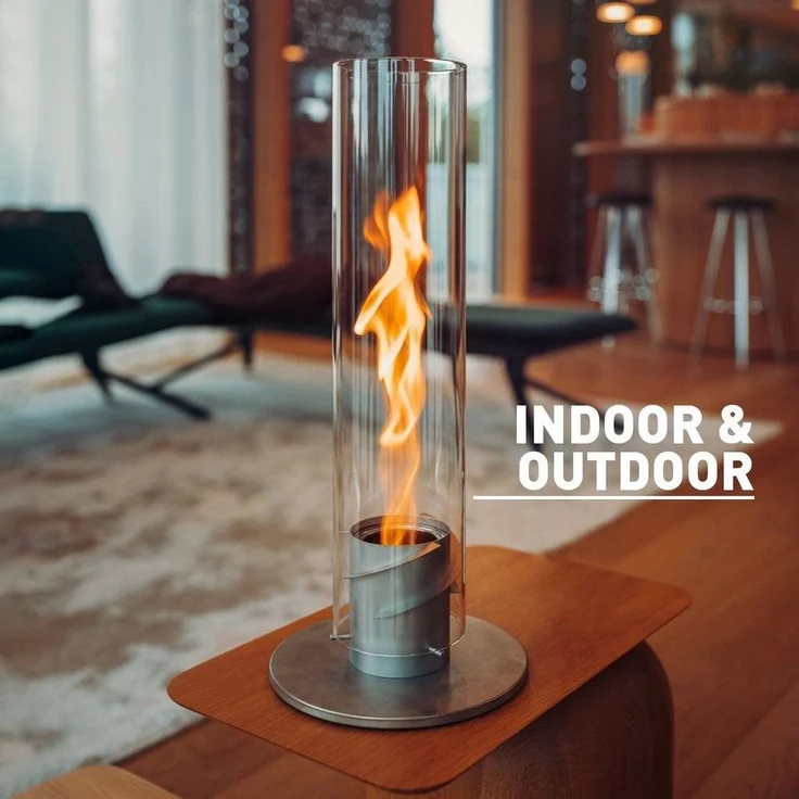 Höfats Spin 120 Tischfeuer 70 cm grau – Bild 3