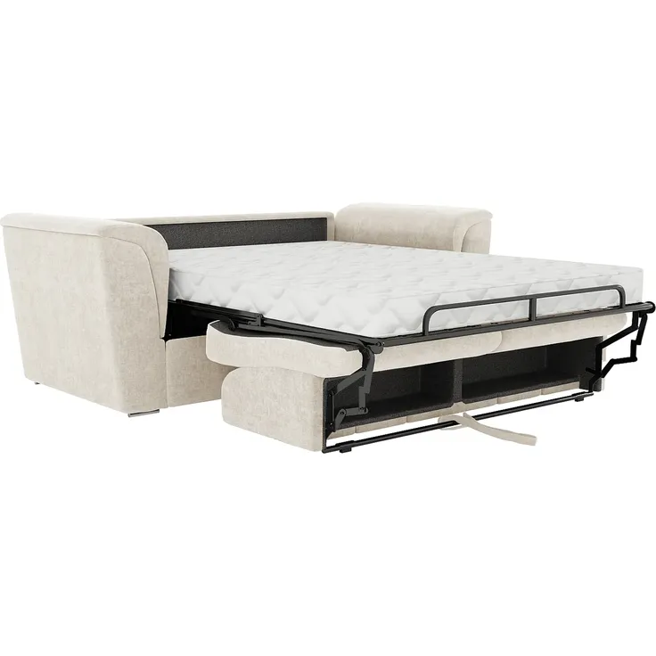 Vente-unique - RIZORA Sofa Stoff Beige - B 223 cm96 cm x H 88 cm x L 230 cm – Bild 5