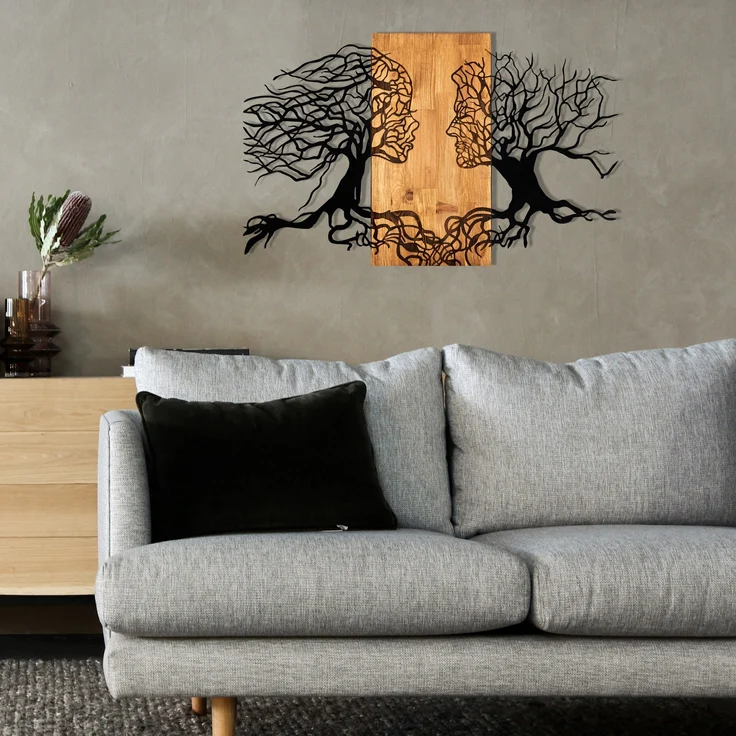 Wallity Wanddekoobjekt 100% METAL (Thickness: 1,2 mm), 92 x 58 cm Z1774 – Bild 2