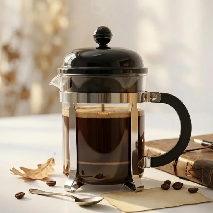 Bodum Kaffeebereiter 4 Tassen 0.5l Caffettiera Black&Chrome – Bild 3