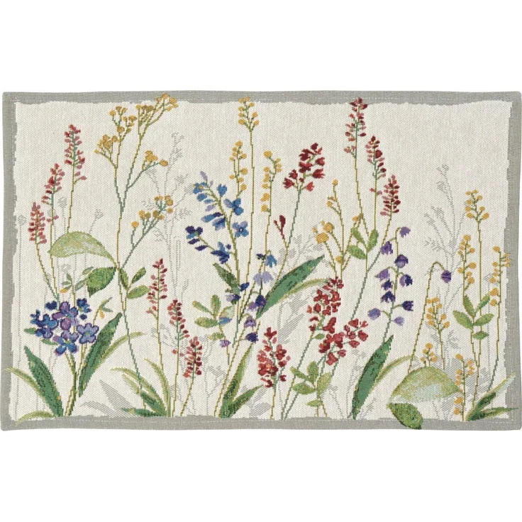 sander table + home Platzset Tischset "Flower Meadow" 2er-Pack, Gobelin Blumen – Bild 1