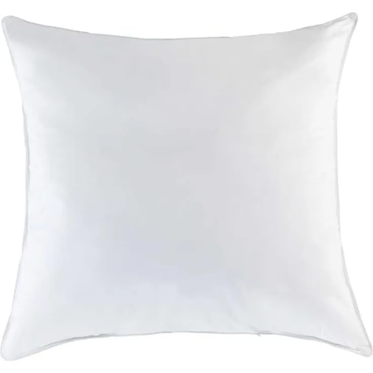 f. a. n. Texas-Comforel Baumwoll Kopfkissen glatt mit Reißverschluss und Biese 80x80 cm