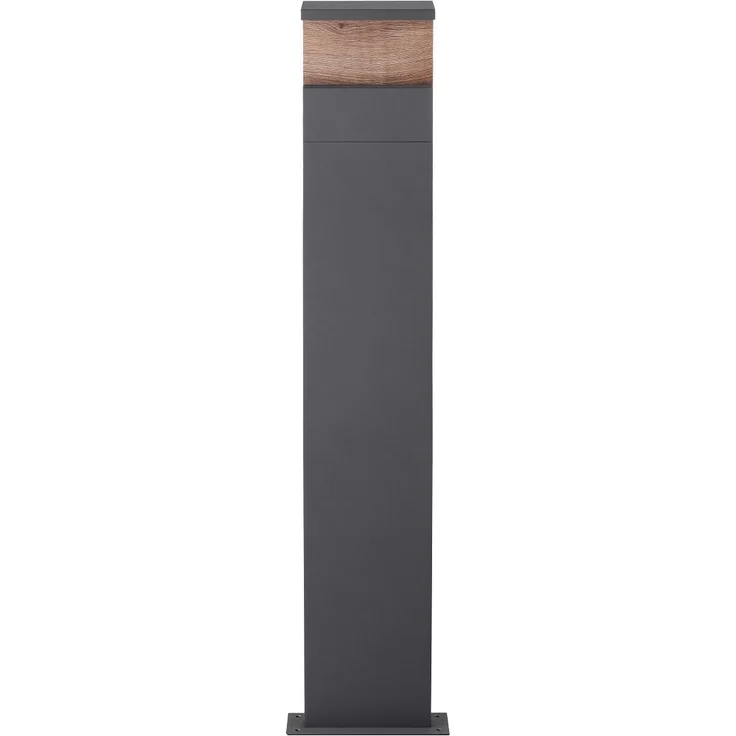 Heitronic 501237 LED Standleuchte Manao 1000mm anthrazit mit Holzdekor – Bild 1
