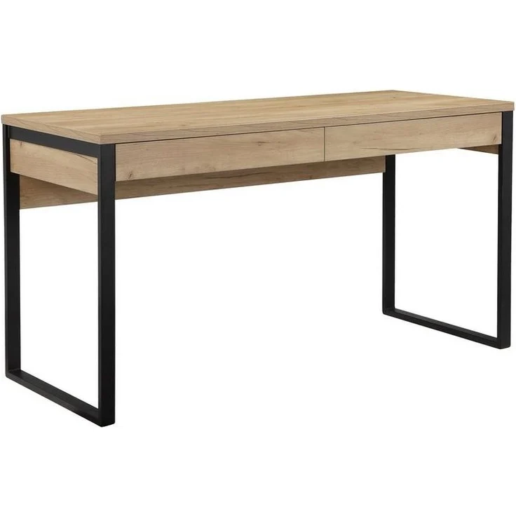 Places of Style Schreibtisch Moid, Computertisch im modernen Design, Breite 120/140/160 cm, mit Metallbeinen & Schublade – Bild 2
