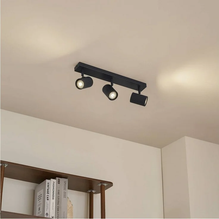 Lindby Deckenstrahler Kardis, Metall, Alu IP20, 3 x 10 W LED – Bild 2