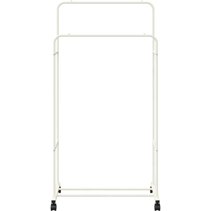 vidaXL Kleiderständer Uni Weiß 80 x 53 x 156 cm 42021355 – Bild 4
