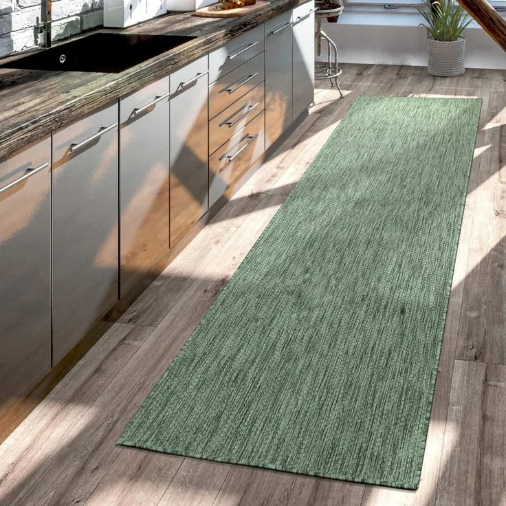 TT Home Teppich, Rechteckig, Höhe: 4 mm, Teppich Outdoor Wohnzimmer Esszimmer Balkon Wetterfest