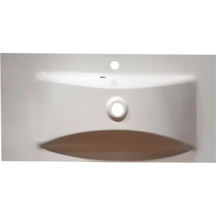 Magnolia Home 'Vitro 1000' mit Glaswaschbecken und Softclose, 60 x 45,5 x 100 cm, Grafit – Bild 11