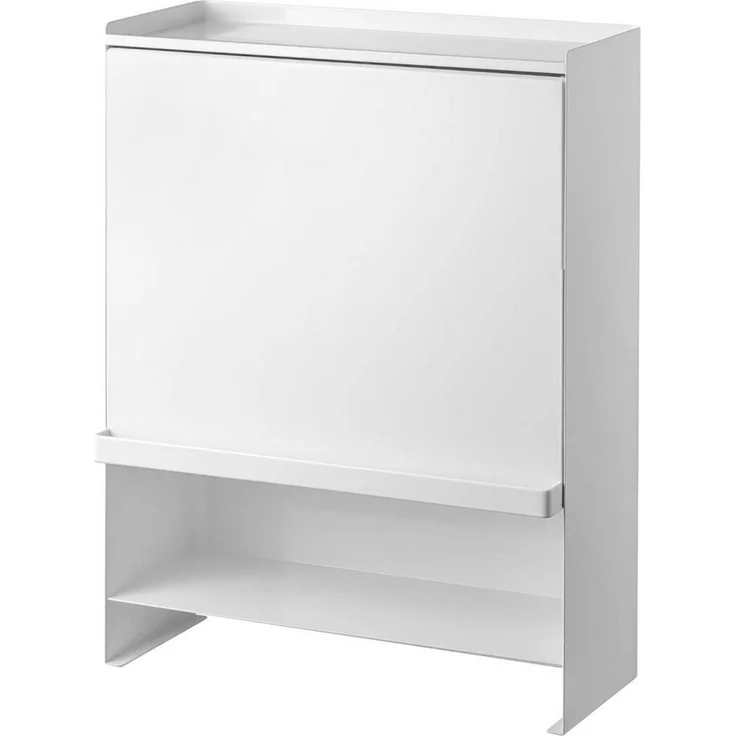 Yamazaki Küchenregal "Tower" Küchenregal 38x49,2x16,3cm 3-stöckig weiß, platzsparend, als Gewürz- und Aufbewahrungsregal in der Küche, Metall – Bild 3