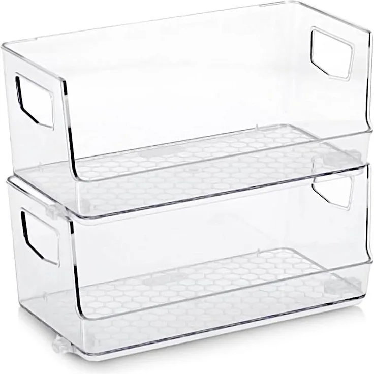 ZELLER 14758 Aufbewahrungsboxen-Set 2-tlg, Kunststoff / Kunststoffbox