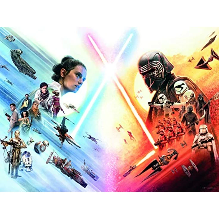 Komar Wandbild | Star Wars Movie Poster | Kunstdruck für Kinderzimmer und Jugendzimmer, 40 x 30 cm, ohne Rahmen, seidenmatte Oberfläche, MADE IN GERMANY – Bild 1