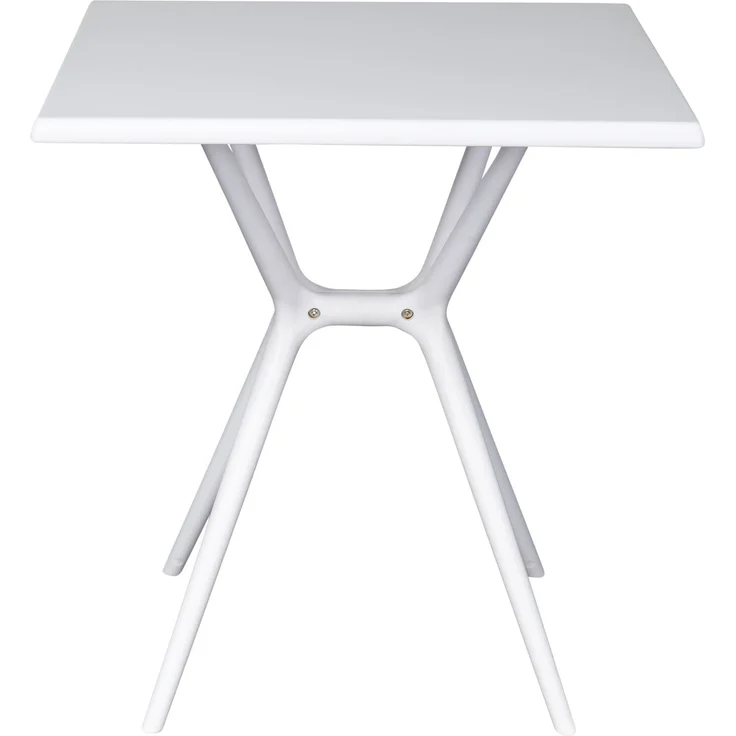 LC Garden »Vesta« Gartentisch 70x70cm eckig weiß – Bild 4