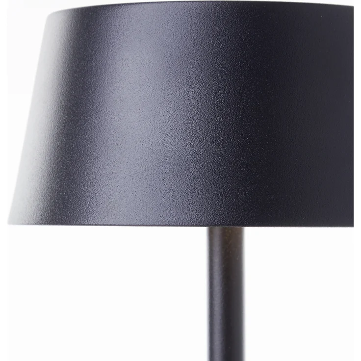 Brilliant LED Außen-Tischleuchte Picco LED Außentischlampe Leuchte mit Solar in schwarz matt per USB ladbar – Bild 10