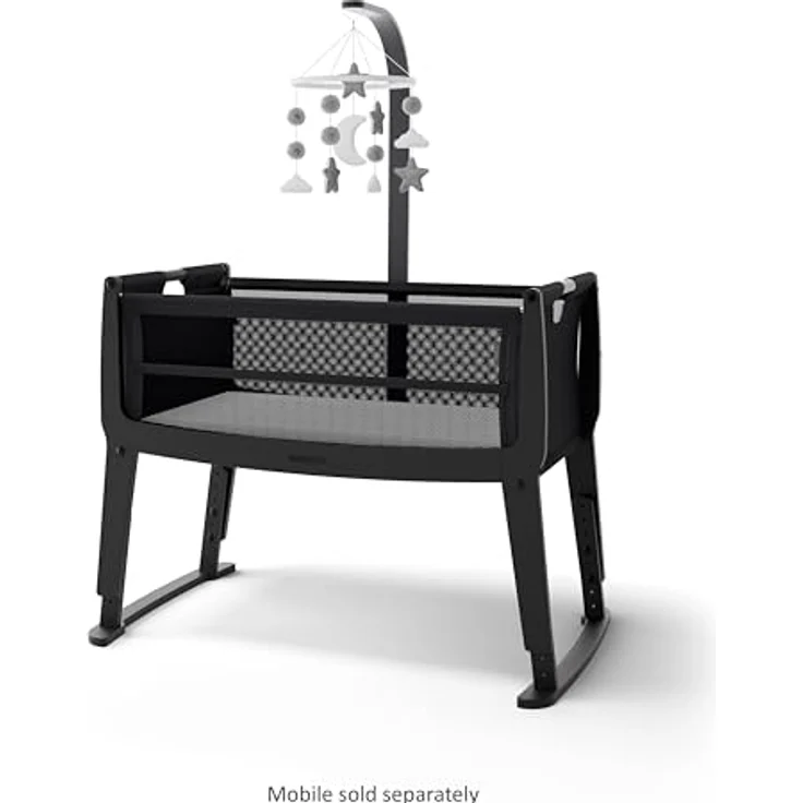 SnuzPod Studio Co-sleeper - Brooklyn Graphite Grau – Bild 12