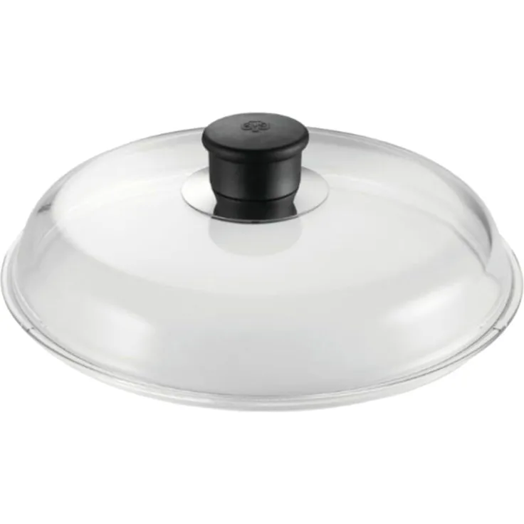 Glasdeckel mit Kunststoffknopf - Glasdeckel 24cm