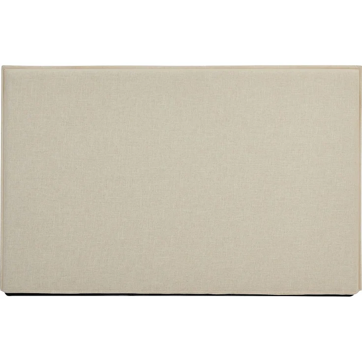Vente-unique - Bettkopfteil – Abnehmbarer Bezug – 170 cm – Baumwolle & Leinen – Beige – TAHIME – Bild 4
