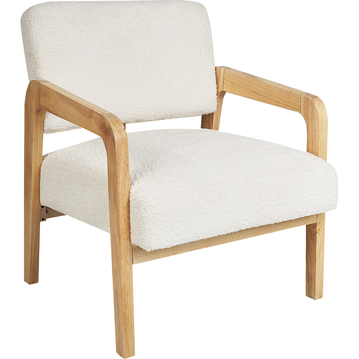 Sessel HJO Bouclé Cremeweiß – Bild 4