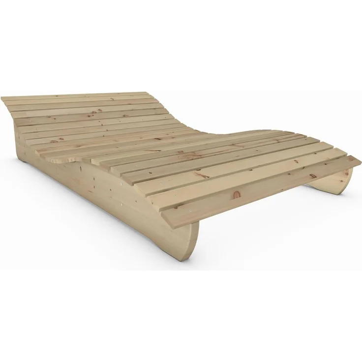 Gartenliege "Relax-Gertl" (Zirbe) 1-teilig Liegebreite 120 cm Himmelsliege – Bild 6