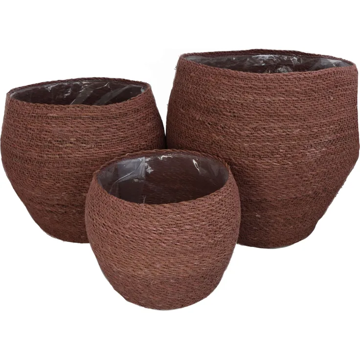 Pflanzgefäß COUNTRY BHT 34x36x34 cm braun