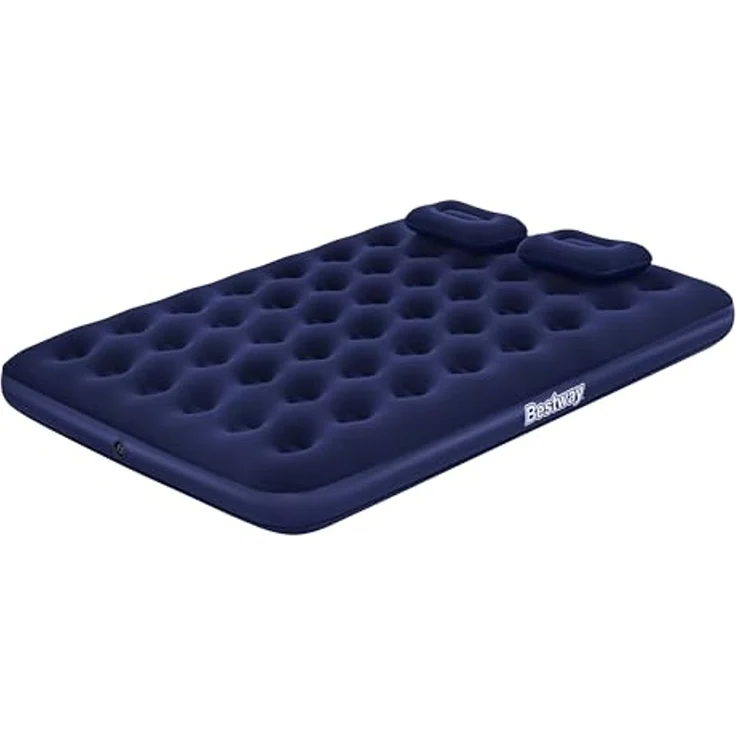 Doppelluftbett mit externer Handpumpe 203 x 152 x 22 cm – Bild 1