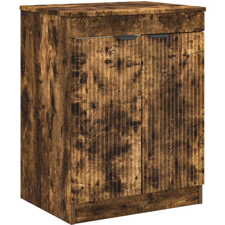 vidaXL Waschbeckenschrank Geräucherte Eiche 54 x 41 x 100 cm 3404227 – Bild 4