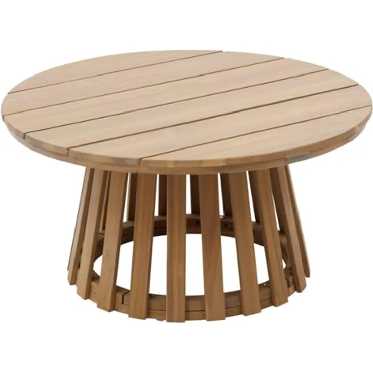 XXXL Akazien Gartentisch, braun, mit verstellbaren Beinen, 80x40 cm, FSC-zertifiziert, wetterbeständig – Bild 1