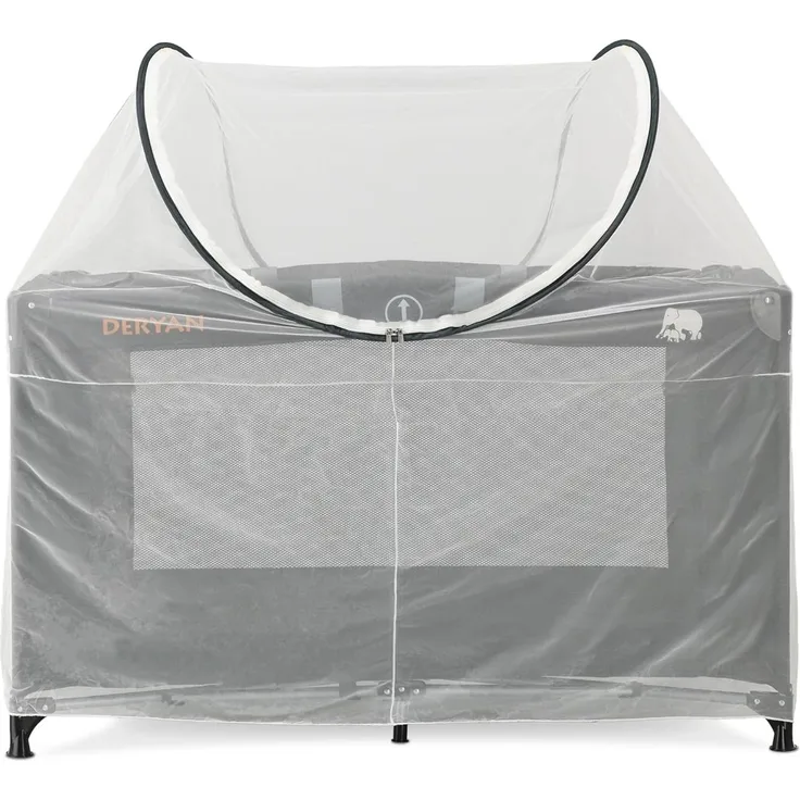 \"DERYAN Campingbett-Moskitonetz 120×60×100 cm Weiß\"