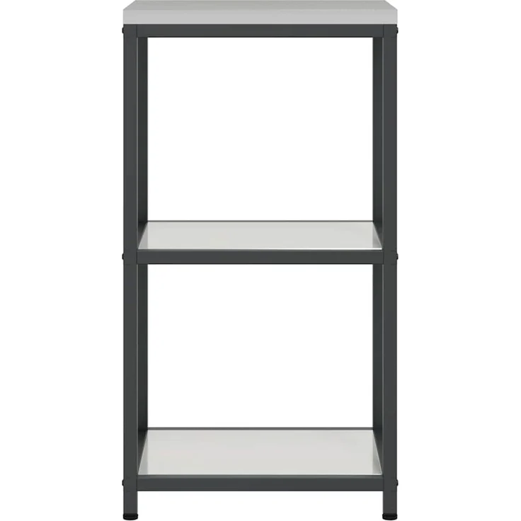 vidaXL Küchenregal HATTEM Silber 40 x 50 x 92 cm Stahl 874973 – Bild 9