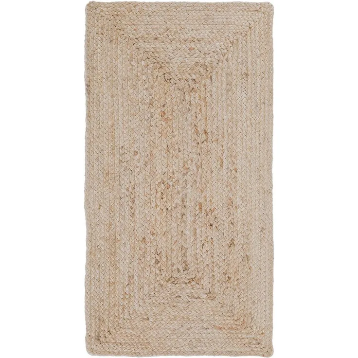 LUXOR living Teppich Salo, rechteckig, Höhe: 6 mm, Juteteppich, handgeflochten, 100% Naturfaser, Wohnzimmer