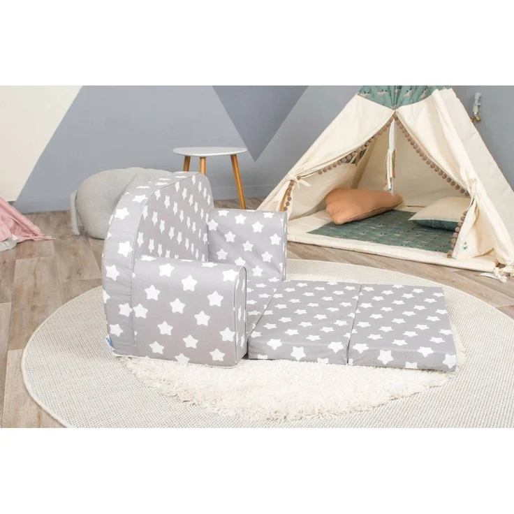 yourhouse24 Kindersofa SNUGKIDS Doppelsofa Kindercouch Kindermöbel Sterne – Bild 3