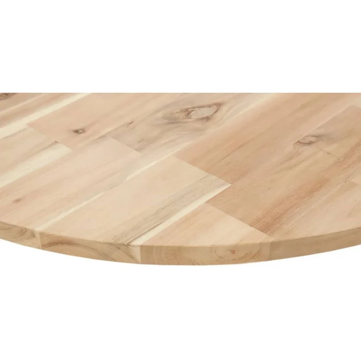 vidaXL Tischplatte Rund Ø50x2 cm Massivholz Akazie 4008683 – Bild 8