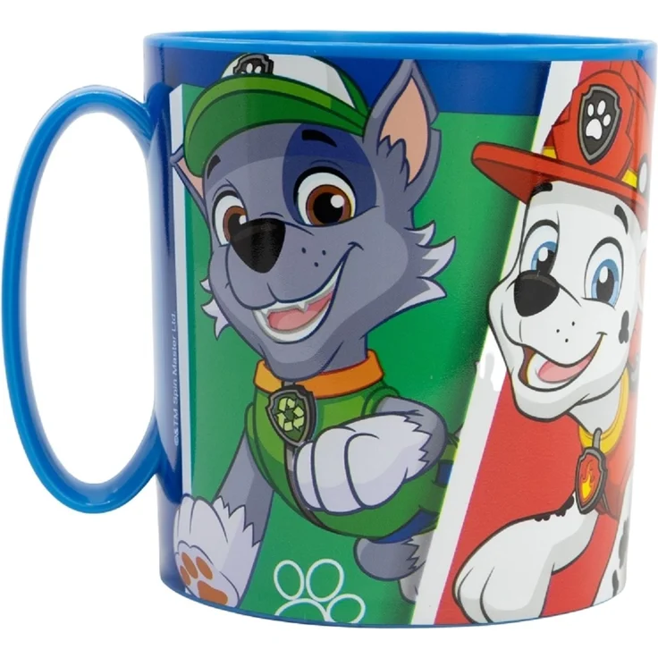 Paw Patrol Becher Mikrowellengeeigneter Kunststoffbecher 390 ml – Motivbecher für Kinder – Bild 2