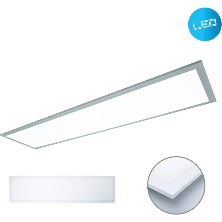 näve LED Panel Nicola, LED fest integriert, Neutralweiß, weiß, Lichtfarbe neutralweiß, Länge 119,5cm, 240 LED, inkl. Treiber – Bild 5