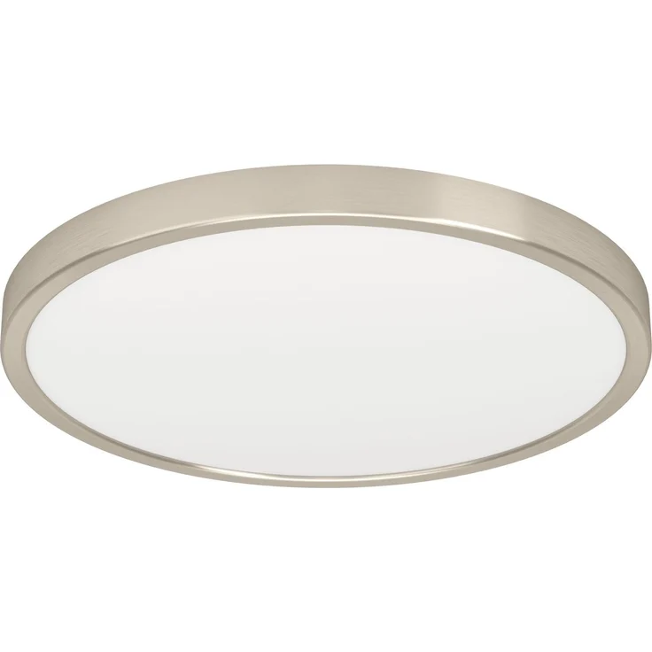 EGLO LED Deckenleuchte Fueva 6, runde Deckenlampe, Aufbaulampe aus Metall in Silber und Kunststoff Weiß, Deckenbeleuchtung warmweiß-kaltweiß, ⌀ 39 cm