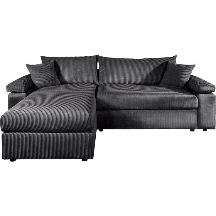 OTTO home Ecksofa Cosy L-Form, Breite 234 cm, Sitzaufbau im Sandwich-Federkern, mit Kaltschaumauflage, Bezüge in Cord oder Struktur weich wählbar – Bild 1