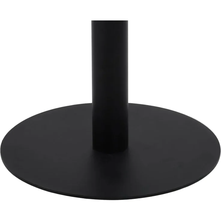 Bistrotisch FLORI rund Hellbraun/Schwarz 80 cm MDF | Esstisch kleiner Tisch Cafe Gartentisch Balkontisch Outdoortisch – Bild 3