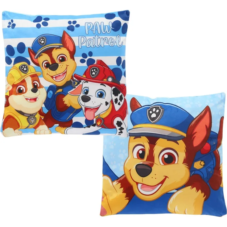 Paw Patrol 1-Stück Kuschelkissen Kinder 38x38 cm Dekokissen Serie