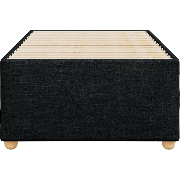 vidaXL Bettgestell ohne Matratze Schwarz 90x190 cm Stoff 3284696 – Bild 4