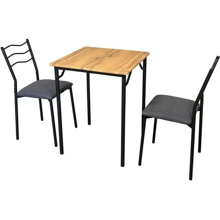 HTI-Living Küchentisch Tischgruppe Thora 3-teilig (Set, 3-St, 1 Tisch, 2 Stühle) – Bild 2