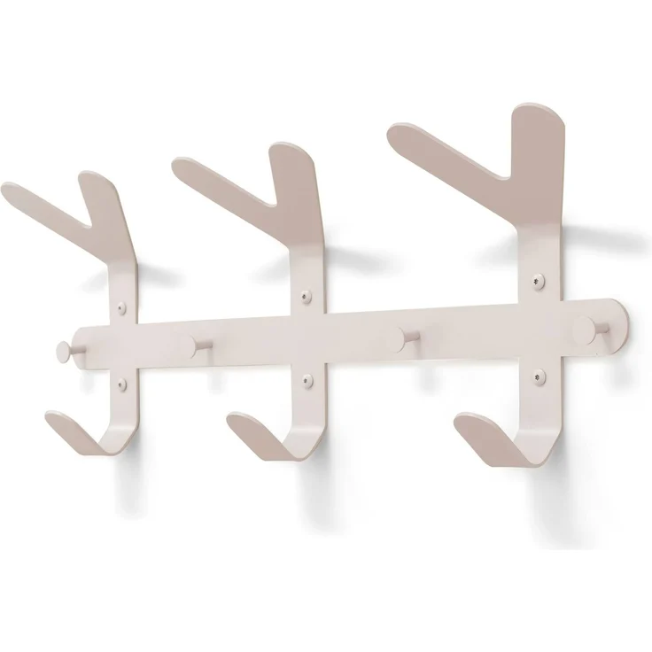 Spinder Design FRONDO Garderobe aus Stahl im modernen Farbton Silky Taupe 66x8,5x37,5 cm – Bild 1