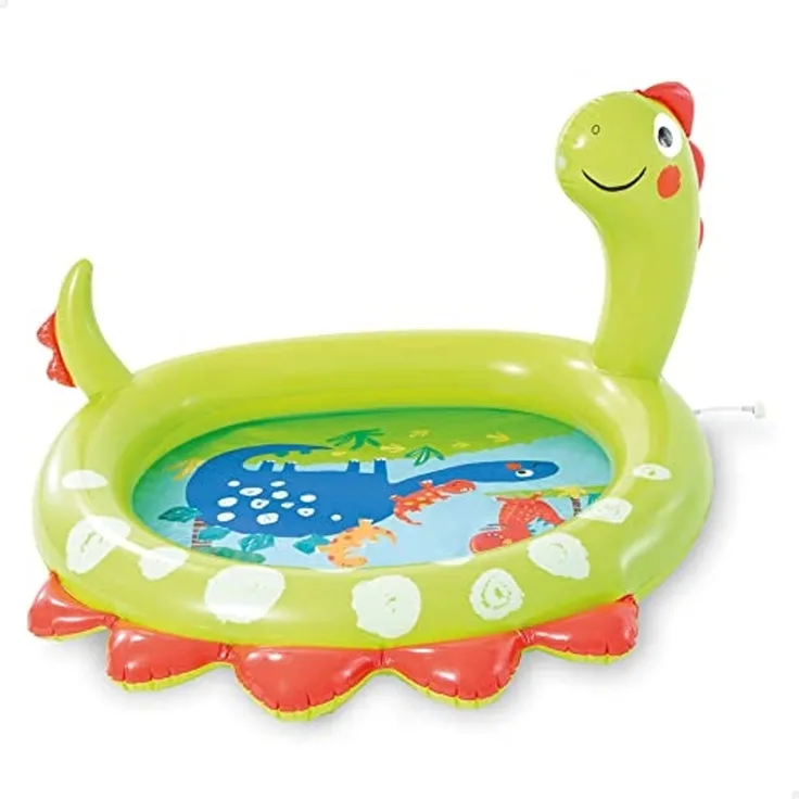 INTEX 58437NP - Planschbecken - Dinosaurier (119x109x66cm) Sprühpool Dino