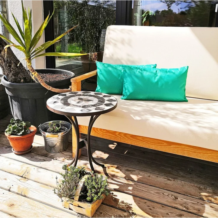 JACK Dekokissen JACK Outdoor Lounge Kissen 30x50cm Dekokissen inkl. Füllung Wasserfest, mit Lotus-Effekt, Robust, Strapazierfähig, für Innen & Außen