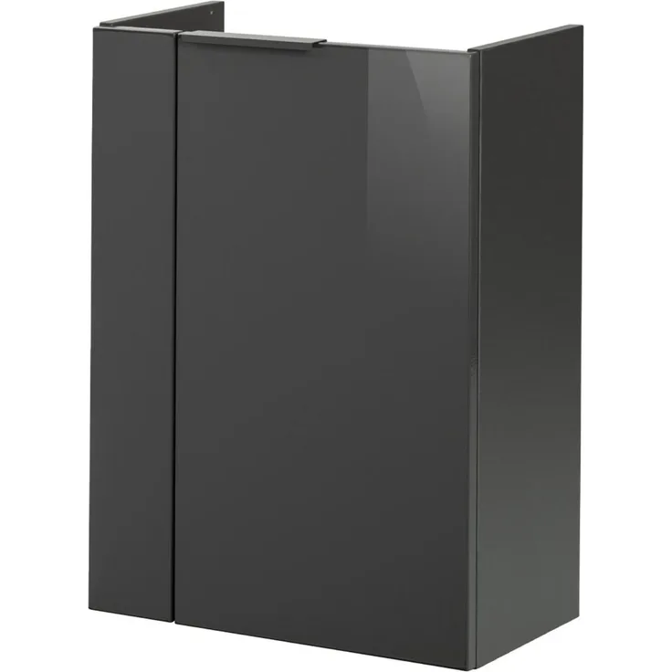 Fackelmann SBC LUNA Waschbeckenunterschrank 45 cm, Anthrazit, rechts