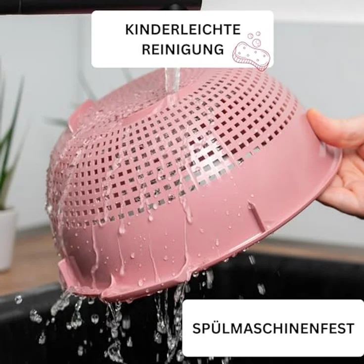Westmark Salatseiher Ø innen 24 cm rosa – Bild 7