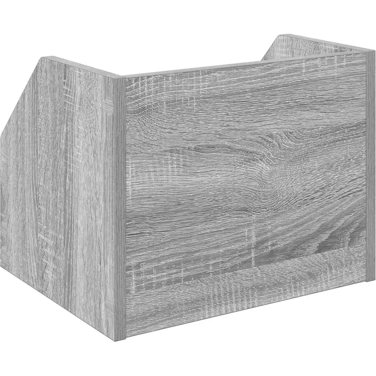 vidaXL Vinyl Album Box 2 Stk. Sonoma-Grau 38 x 30 x 29 cm 8012821 – Bild 7