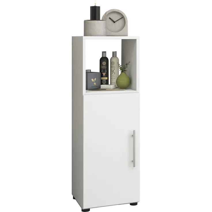 Flandu Badschrank Badmöbel Wandschrank Badezimmer Bad Möbel Schrank weiß